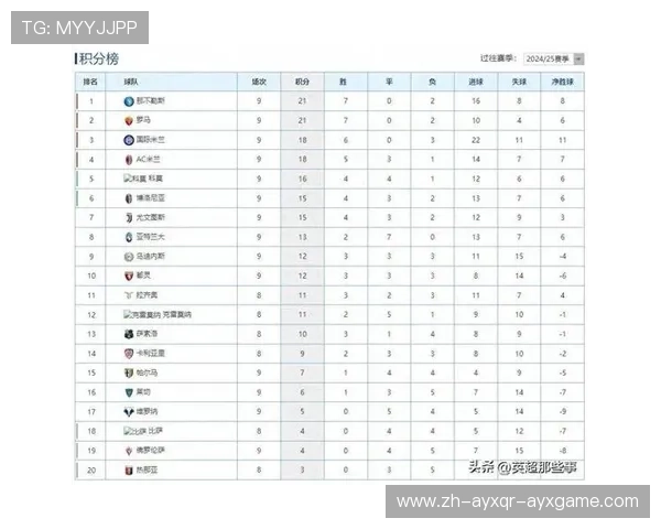 意甲各支球队所获得的奖杯名称及奖项详细分类